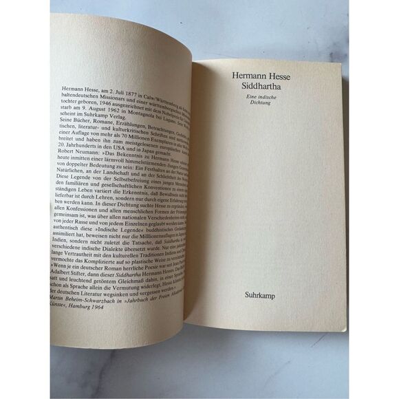 Hermann Hesse Siddhartha vintage book German Man’s journey for enlightenment - Picture 3 of 6